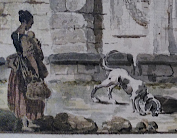 Hubert Robert: Villa Sacchetti (1760)